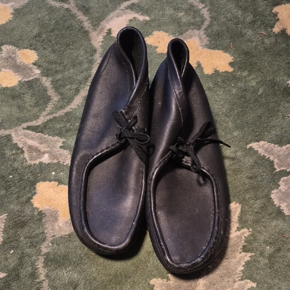 Clarks Black Chukka Boots